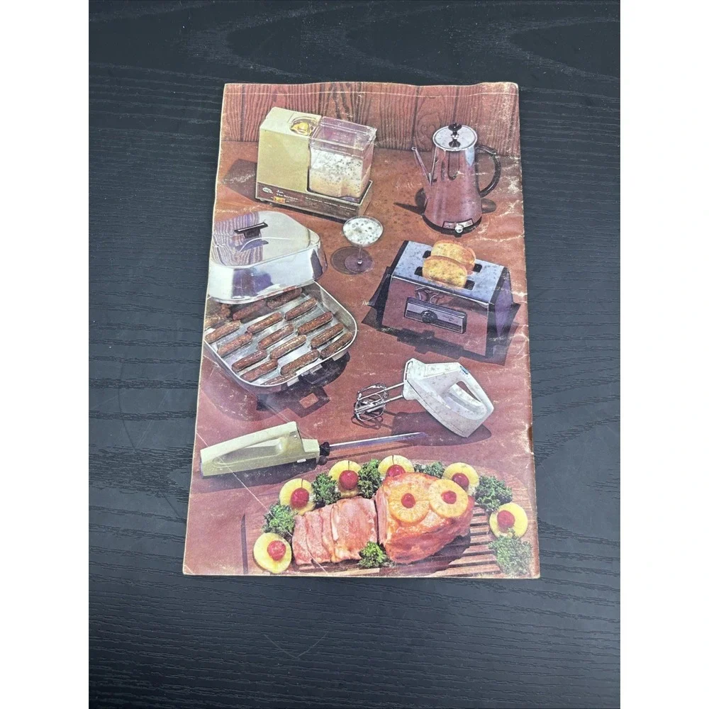 Sunbeam Frypan Recipes Instructions Manual Electric Skillet Cookbook‎ Vintage